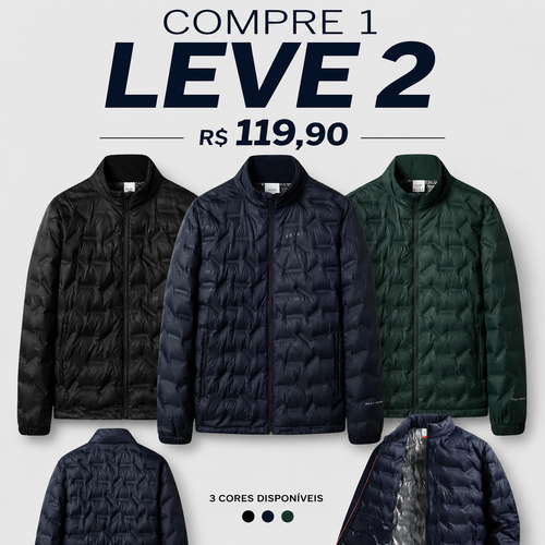 Jaqueta Masculina Puffer AeroHeat