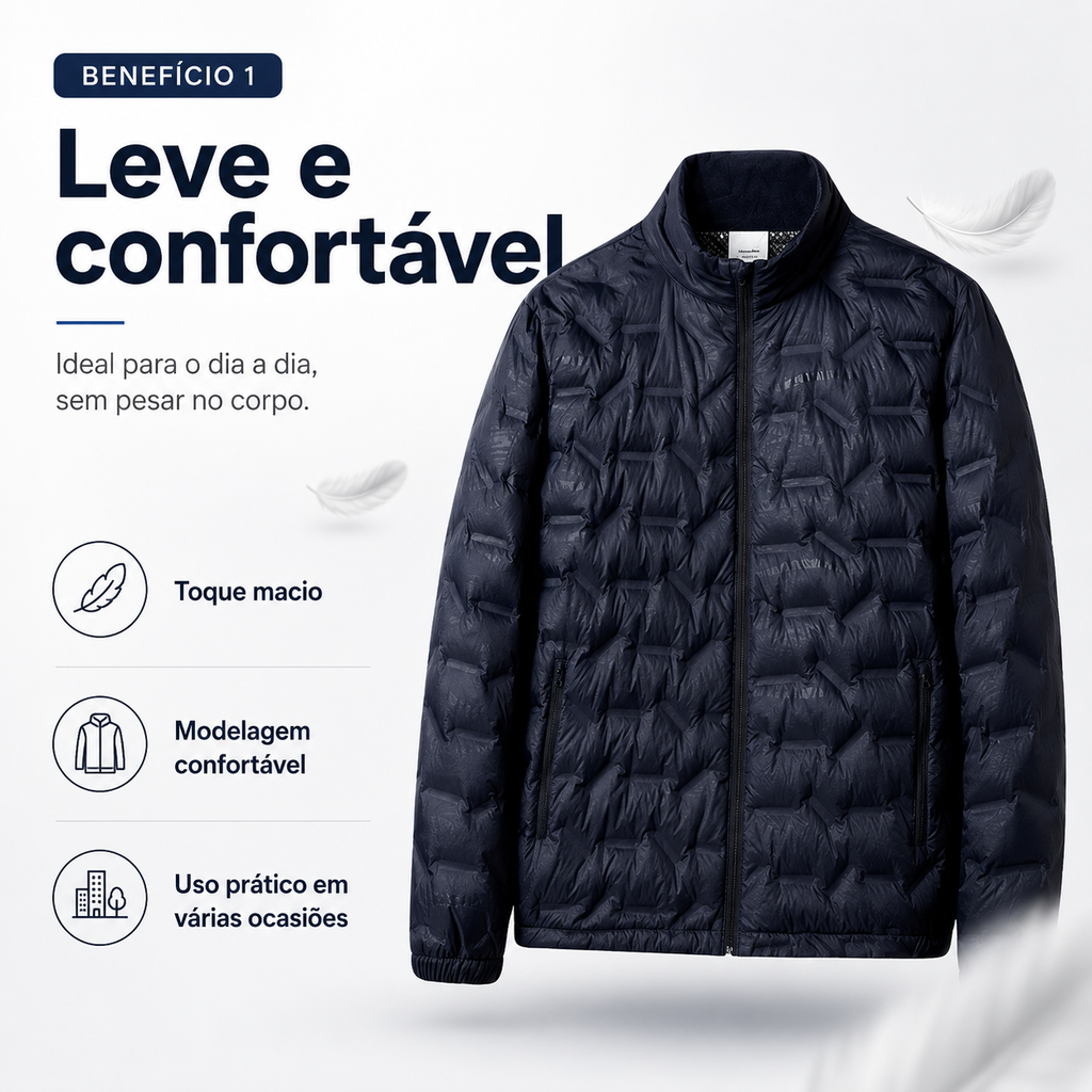 Jaqueta Masculina Puffer AeroHeat